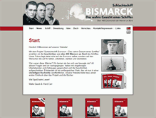 Tablet Screenshot of diebismarck.de